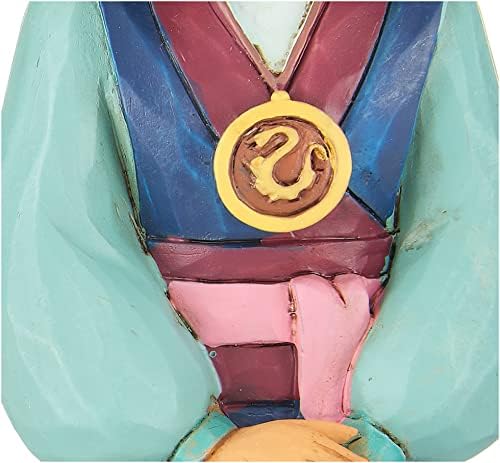 Tradições da Enesco Disney por Jim Shore Princesa Paixão Mulan estatueta, 7,25 polegadas, multicolor