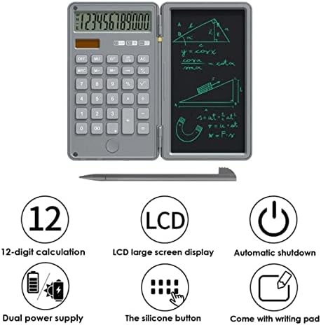 Calculadora LDCHNH e bloco de escrita de 12 dígitos de calculadoras de mesa de exibição LCD com tablet de