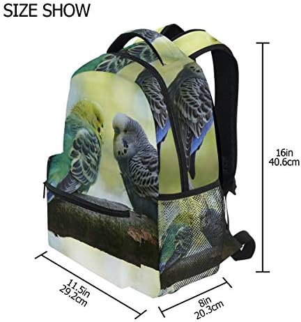 PnGlld Birgie Bird Birdlife Wildlife Animal Tropical Daypack Backpack School College Viagem para caminhada