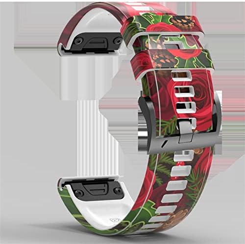 Murve Wrist Band tiras para Garmin Fenix ​​5 5x mais 6 6x Pro 935 945 3HR Smart Watch Printing Sports
