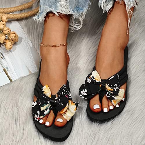 Sandálias de listras de faixa feminina sandálias de chinelos de chinelos de sandálias Moda de moda Floras