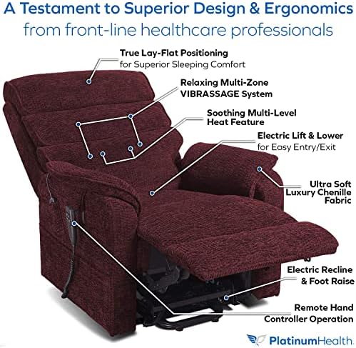 FirstClass ™ Sleep-to-Stand Lift Chair 2.0, cadeira dorminhoco para dormir, relaxamento, reclinável