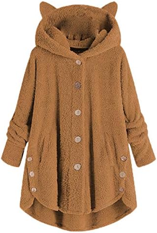 Andongnywell Women Sherpa Pullover Fuzzy Sweetshirt