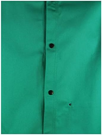 Magid Sparkguard livre de algodão resistente à chama PVC, 30 ”de comprimento, verde, tamanho 3xl