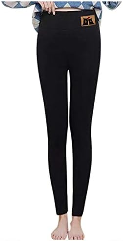 As calças casuais femininas se adequam às leggings femininas de comprimento total de cor macia de cor macia alta de cintura alta