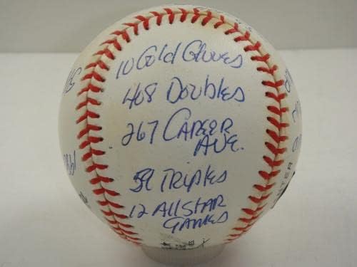 Mike Schmidt assinou o statball statball com 16 inscrições autograph rj.com - bolas de beisebol autografadas