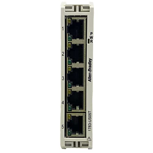 1783-US05T Stratix 2000 Módulo Ethernet Switch 1783-US05T PLC Módulo selado na caixa de 1 ano de