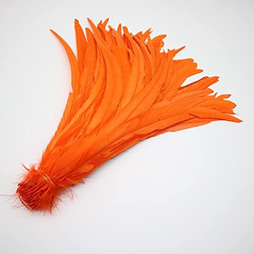 Pumcraft Feather for Craft 100pcs/lot galo cauda de cauda para penas de frango de cabeça para