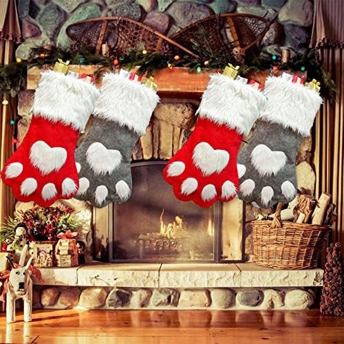 Decoração de Natal Presentes de doces Soques de lareira personalizada Progando decorações de casas de Natal