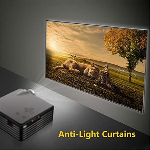 Tela do projetor ydxny cortinas simples anti-luzes 16: 9 Home portátil 3D Digital Pojetor Curtain Projeção