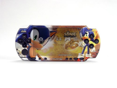 Adesivo de pele de cor dupla PSP Sonic, PSP 2000