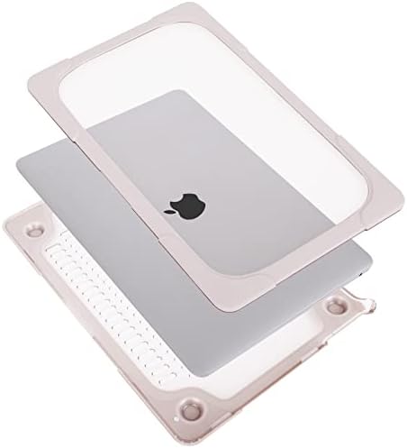 B Belk Compatível com MacBook Air de 13 polegadas Caixa com Kickstands Dobra para MacBook Air M1