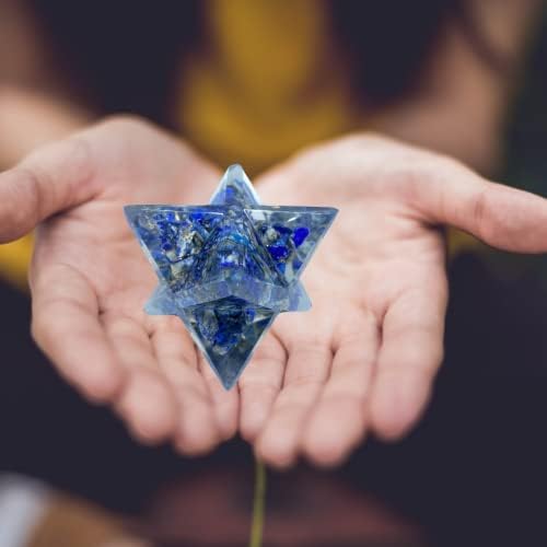Estrela de Orgone Cristal de Cristal de Elementz para Reiki Cura, Meditação, Equilíbrio Alinhamento Fundando Energia Positiva