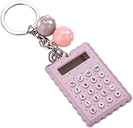 Calculadora de bolso mini enfermeiro pequeno clipe eletrônico portátil clipe portátil biscoitos fofos calculadora