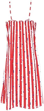 4 de julho Vestido sexy de cabrela sexy para mulheres mini vestido de verão EUA Flag de bandeira mangas