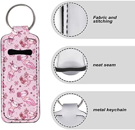 ZPINXIGN Chapstick Keychain Holder Lip Balm Holder Makeup Travel Acessórios