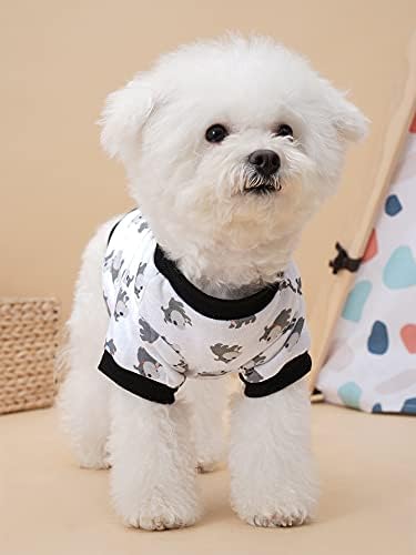 Droolingdog de cachorro para cães de estimação cães de camiseta cães de verão respirável vestuário