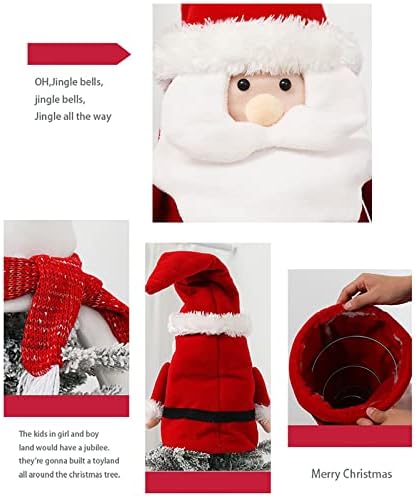 Vieuue Decorações de Natal Treça de Natal Top Star Old Man Snowman Decoração Decorações de festa para homens