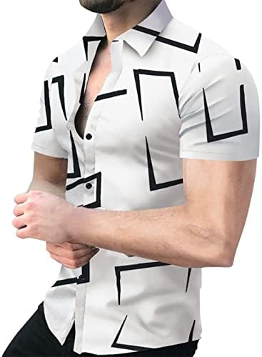 Xxbr 2022 Novas camisas masculinas, vestido masculino camisas fit slim shirts curtos camisetas