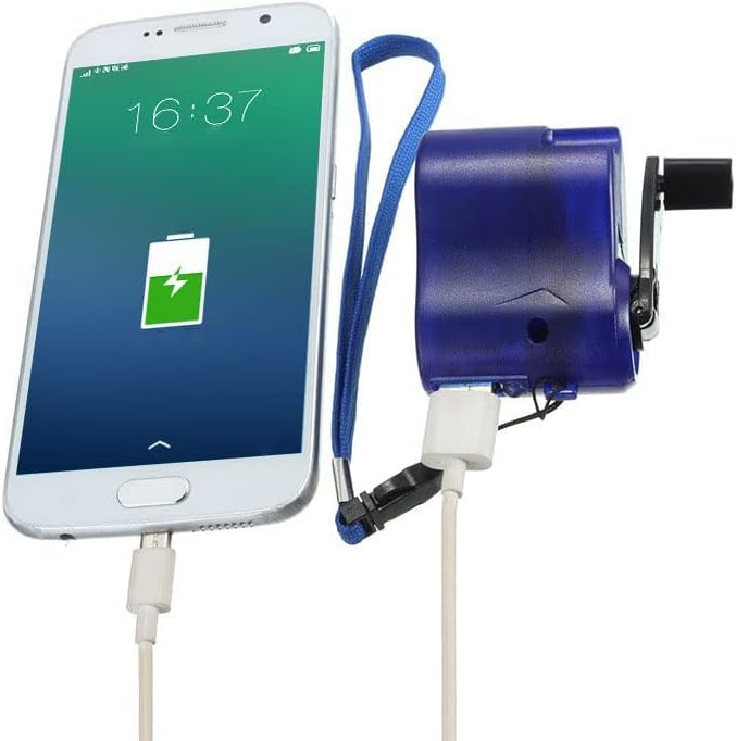 Carregamento de emergência ao ar livre carregador de mão interface USB Mini Charging Dispositivo para luzes, telefone