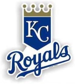 MLB Kansas City Royals de 12 polegadas Logotipo de vinil ímã