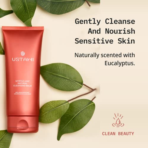 UStawi Myrtle Leaf Limping Balm - Removedor de maquiagem com vitamina E, maquiagem suave e nutritiva removendo