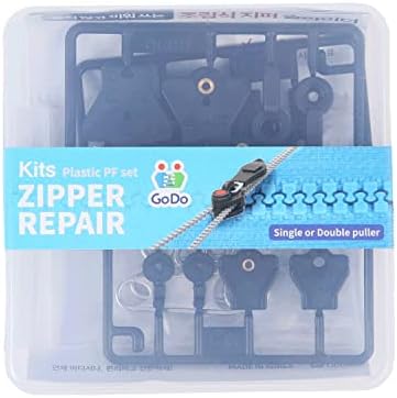 Kits de substituição de reparo de deslizamento de zíper de plástico GODO - Zippersize 5 8 10 Slider de