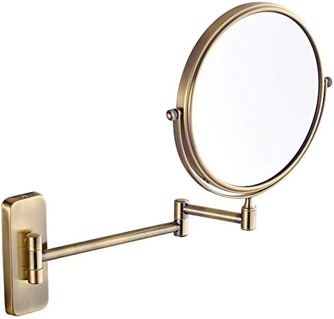 Lianxiao - espelhos de vaidade do banheiro de 8 polegadas, ampliação montada na parede resistente