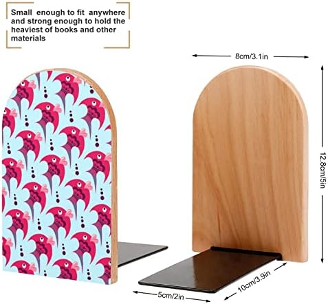 Livros de madeira de peixes de desenho animado rosa Terminos de madeira para madeira para Shelve