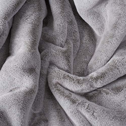 Cobertor de arremesso de peles de dupla fome premium - grande: 50x60 polegadas, coiote tan - material macio