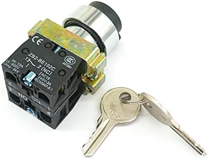 Xb2bg45c 1No + 1nc 2 posiciona a chave de seleção de chave momentânea substitui o interruptor
