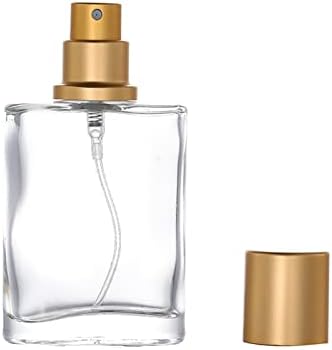 YSLJSM 2 pacote de 30 ml de garrafas de perfume de vidro transparente, frasco de spray de perfume