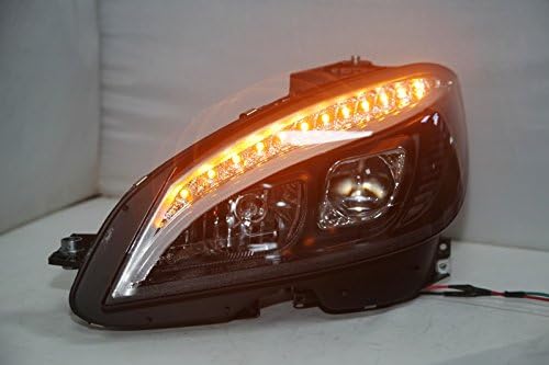 Faróis de LED para lâmpadas de cabeça Benz W204 LED 2007-2011 JY