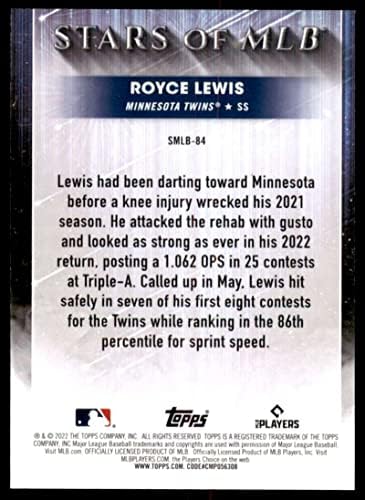 2022 Topps Update Stars of MLB SMLB-84 Royce Lewis Minnesota Twins Baseball Trading Card