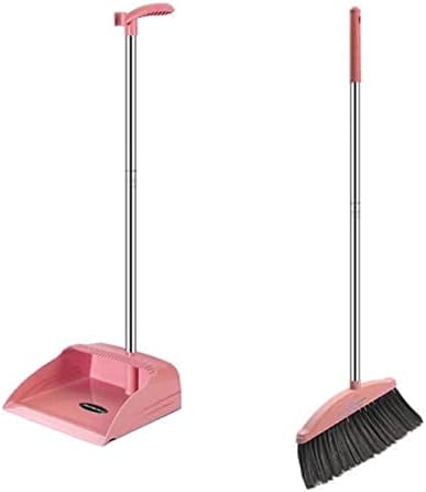 Zukeesb Broom Broom and Dustpan Set Home for Floor Sweeper Limpeza de lixo Stand Up Broom Dustpan