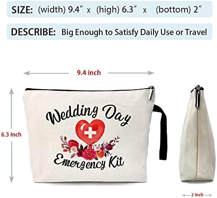 Zhantuone Wedding Day Kit de emergência Bolsa de cosméticos ， Kit de sobrevivência de casamento