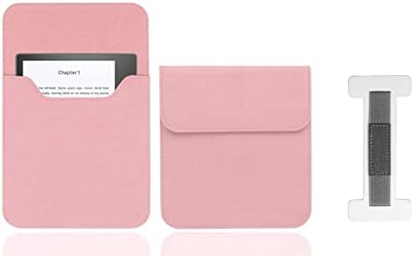 Para Kindle Oasis-para saco de manga de 7 polegadas-inclusão de alça de mão branca-rosa