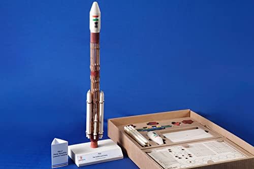 Indications Inspirações ISRO PSLV Rocket 1: 100 Kit DIY, Kit de construção de foguetes, souvenirs