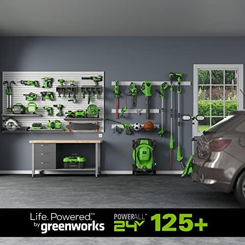 Greenworks 24V SDS de escova 1.2J martelo rotativo com bateria 4ah USB e carregador de adaptador 2A