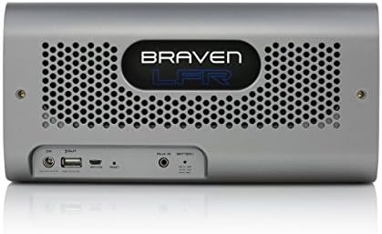 Braven 2200m Portable Bluetooth alto -falante [8800 mAh] 10 horas de brincadeira - grafite/cinza escuro