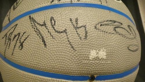 2007-08 Orlando Magic Team assinou Ball Dwight Howard JJ Reddick Hedo JSA Loa - Basquete autografado