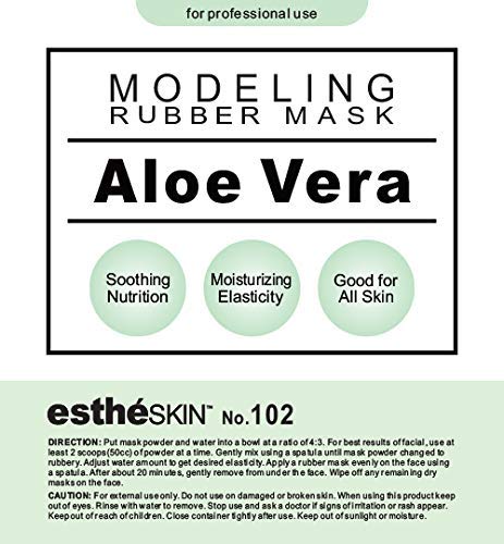 Estesina No.102 Aloe Vera Desligar Modelagem de Máscara de Máscara de Borracha Pó para Cuidados com a pele facial