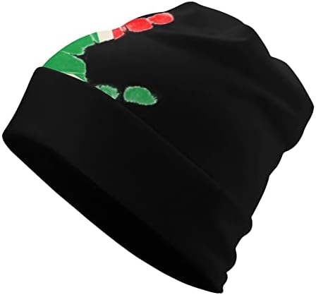Bandeira da África do Sul Palm Unisex Beanie Bap macio Capolador de chapéu de crânio para dormir Casual Running Casual