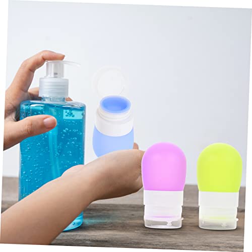 Doitool 9 PCs Silicone Travel Bottle Travel Shampoo Shampoo Viagem Contêiner Eye Cream Vial
