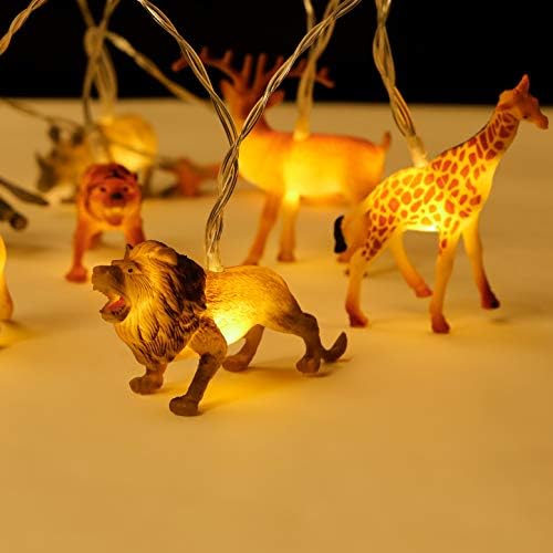 Luzes de cordas LED de Hoolight, 5,6 pés de 8 pés liderados por animais selvagens luminárias,