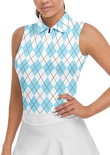 Soneven Womens Sleesess Golf camise