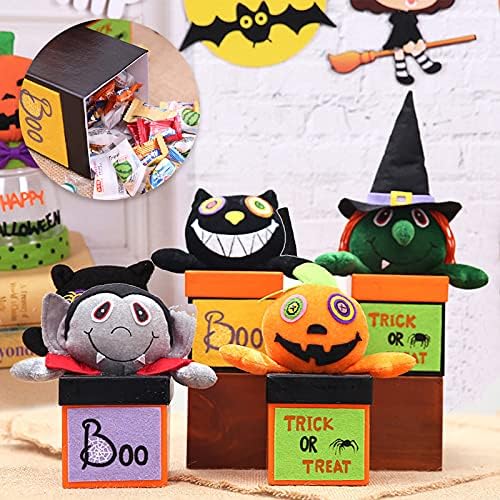 Pinklove Candy Jar Halloween Candy Treat Box Decorações de Halloween