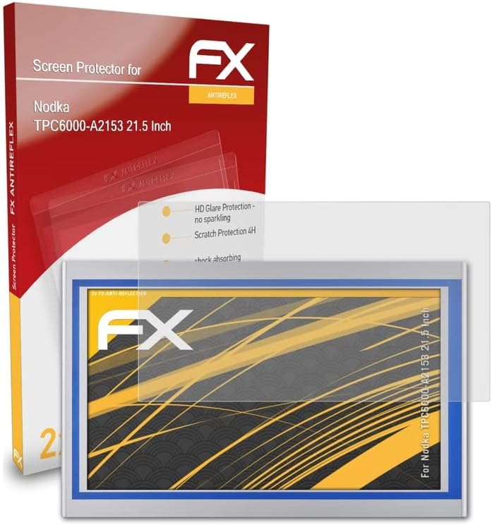 Protetor de tela AtFolix compatível com Nodka TPC6000-A2153 21,5 polegadas de proteção à tela, filme