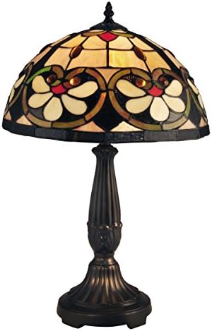 Springdale STT15008 McCartney Tiffany Table Lamp, Tiffany Bronze