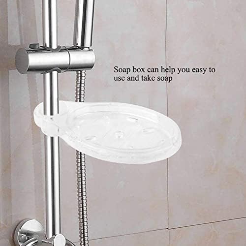 2pcs Sabão para a barra de chuveiro, prenda no portador de sabão de banheiro reutilizável bail de chuveiro